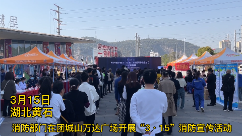 下陆区开展“3·15”打击假冒伪劣消防产品公益宣传活动